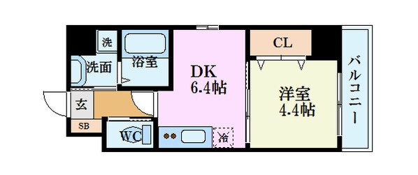 南区役所前駅 徒歩8分 3階の物件間取画像